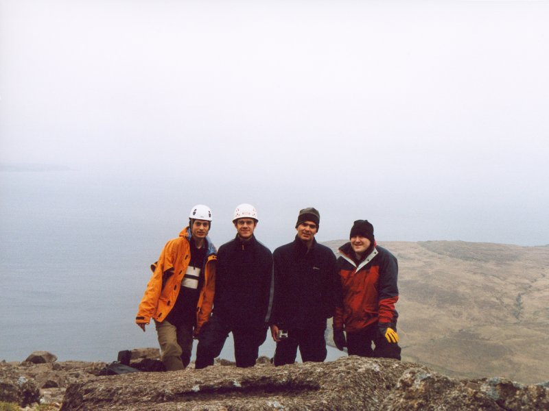 On Top Of Sron Dearg - Nick, Pete, Rich and Will